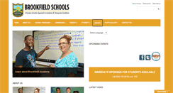 Desktop Screenshot of brookfieldschools.org